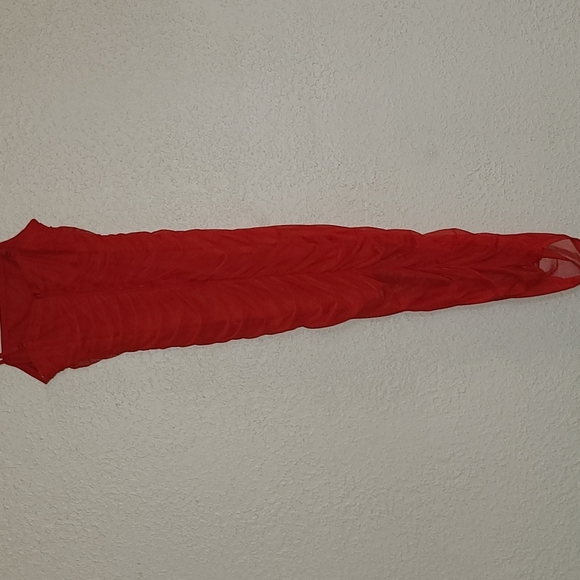 New! Wild Fable Mesh Runched Bodycon Midi Dress - Picture 7 of 7